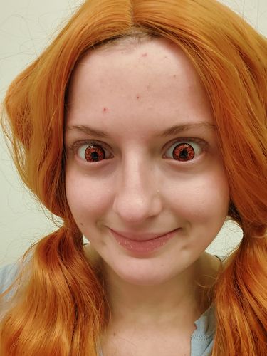 Halloween Rote Zombie Kontaktlinsen photo review