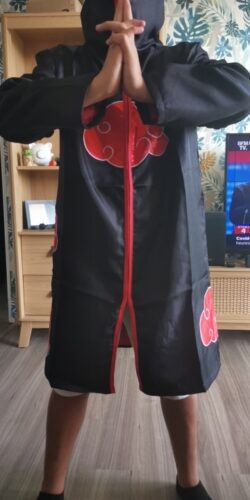 Akatsuki Cloak Long Robe - Akatsuki Cosplay Costume photo review